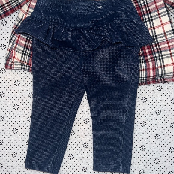 🛍 PRETTY LITTLE GIRLS OUTFIT SIZE 6-9 MONTHS 🛍 - Picture 4 of 7